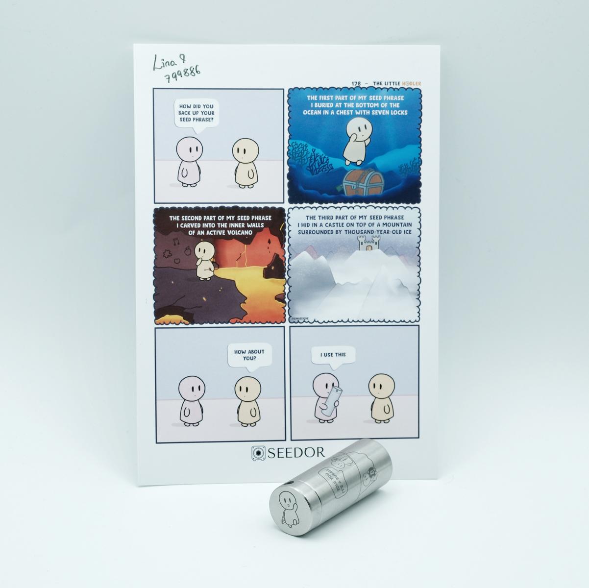 Seedor Safe - Little Hodler (Limited Edition 121 pieces + hand-signed original print)