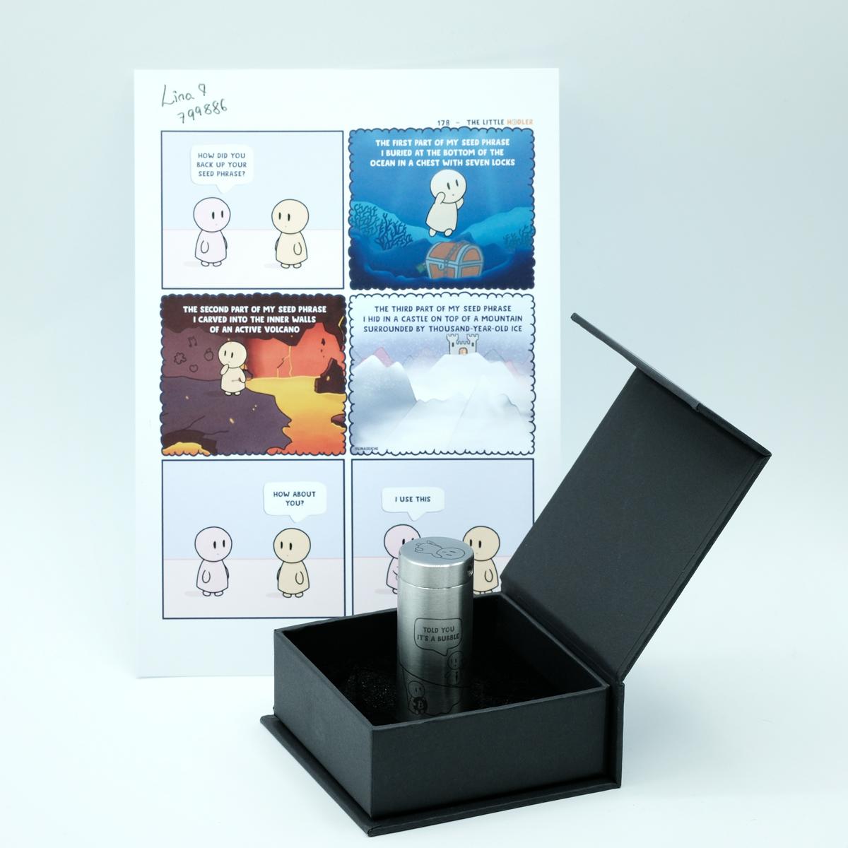 Seedor Safe - Little Hodler (Limited Edition 121 pieces + hand-signed original print)