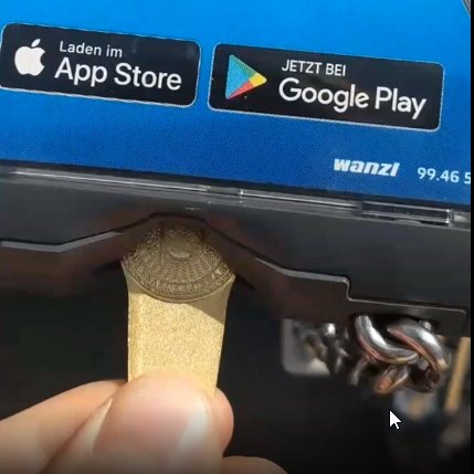 Bitcoin Einkaufwagenchip löst im Video einen Einkaufswagen ohne darin stecken zu bleiben.